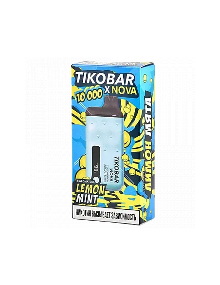 Tikobar Nova X  10.000 затяжек - Лимон  Мята  2% (1 шт.)