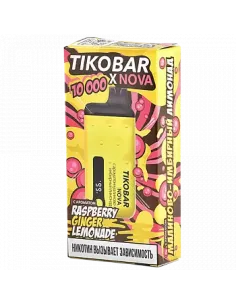 Tikobar Nova X  10.000 затяжек - Малиновоимбирный лимонад  2% (1 шт.)