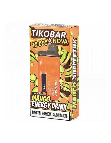 Tikobar Nova X  10.000 затяжек - Манго  Энергетик  2% (1 шт.)