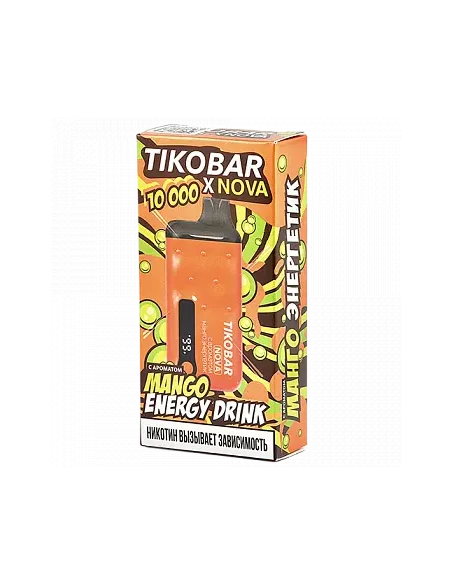 Tikobar Nova X  10.000 затяжек - Манго  Энергетик  2% (1 шт.)