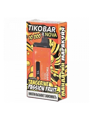 Tikobar Nova X  10.000 затяжек - Мандарин  Маракуйя  2% (1 шт.)