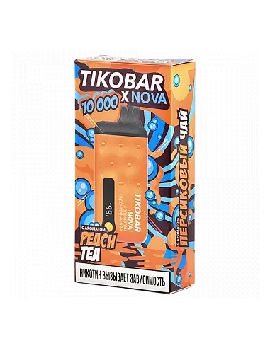 Tikobar Nova X  10.000 затяжек - Персиковый чай  2% (1 шт.)