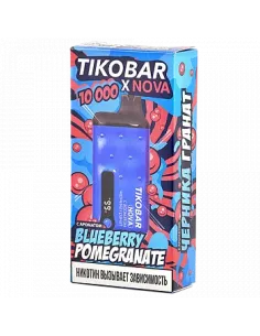 Tikobar Nova X  10.000 затяжек - Черника  Гранат  2% (1 шт.)