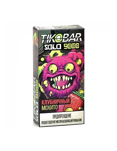 Tikobar Solo  9.000 затяжек - Клубничный мохито  2% (1 шт.)
