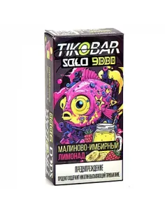 Tikobar Solo  9.000 затяжек - Малиново  имбирный лимонад  2% (1 шт.)