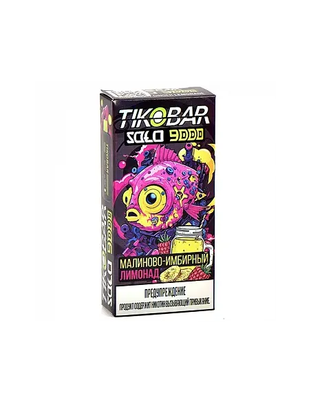 Tikobar Solo  9.000 затяжек - Малиново  имбирный лимонад  2% (1 шт.)