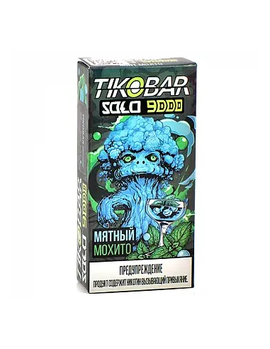 Tikobar Solo  9.000 затяжек - Мятный мохито  2% (1 шт.)