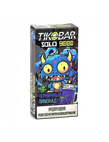 Tikobar Solo  9.000 затяжек - Черничный лимонад  2% (1 шт.)