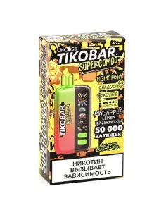Tikobar Supercombo  50.000 затяжек - Ананас  Лимон  Арбуз (1 шт.)