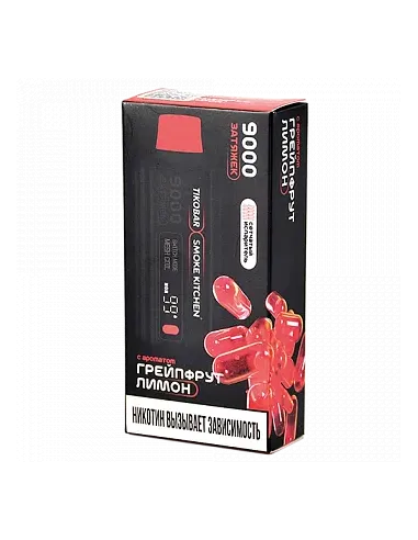 Tikobar x Smoke Kitchen Solo  9.000 затяжек - Грейпфрут  Лимон  2% (1 шт.)