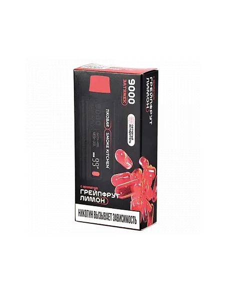 Tikobar x Smoke Kitchen Solo  9.000 затяжек - Грейпфрут  Лимон  2% (1 шт.)