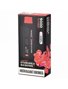 Tikobar x Smoke Kitchen Solo  9.000 затяжек - Клубника  Базилик  2% (1 шт.)