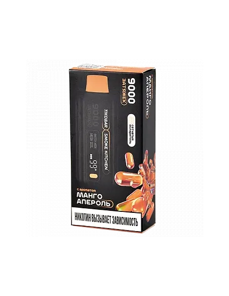 Tikobar x Smoke Kitchen Solo  9.000 затяжек - Манго  Апероль  2% (1 шт.)