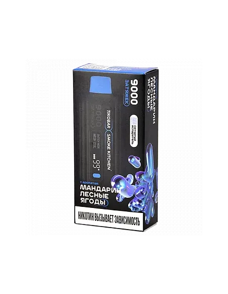 Tikobar x Smoke Kitchen Solo  9.000 затяжек - Мандарин  Лесные ягоды  2% (1 шт.)