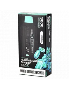 Tikobar x Smoke Kitchen Solo  9.000 затяжек - Мармеладные мишки  Кола  2% (1 шт.)