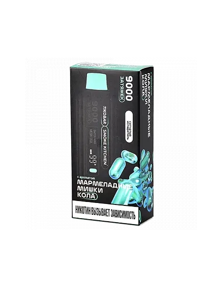 Tikobar x Smoke Kitchen Solo  9.000 затяжек - Мармеладные мишки  Кола  2% (1 шт.)