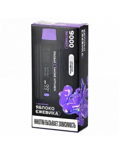 Tikobar x Smoke Kitchen Solo  9.000 затяжек - Яблоко  Ежевика  2% (1 шт.)