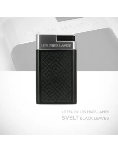 Зажигалка для сигар LE FEU Svelt - Black Leaves