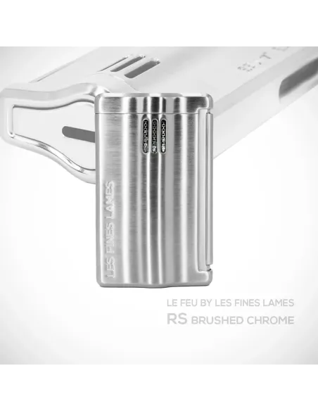 Зажигалка для сигар LE FEU RS - Brushed Chrome