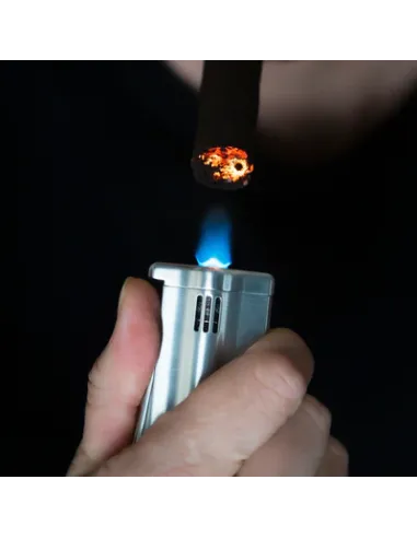 Зажигалка для сигар LE FEU RS - Brushed Chrome