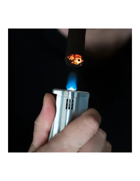 Зажигалка для сигар LE FEU RS - Brushed Chrome
