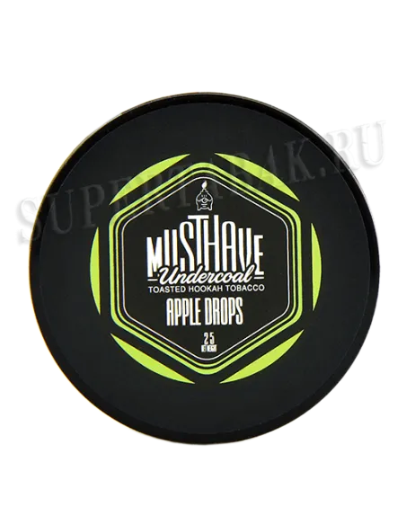 Табак для кальяна Must Have  - Apple Drops - С ароматом яблочных леденцов (мини 25 гр)