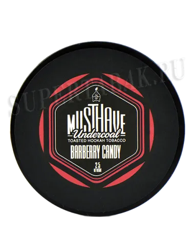 Табак для кальяна Must Have  - Barberry Candy - С ароматом барбарисовых конфет (мини 25 гр)