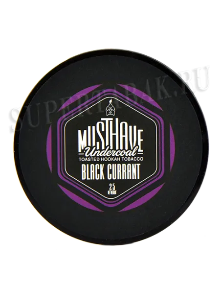 Табак для кальяна Must Have  - Black Currant - С ароматом чёрной смородины (мини 25 гр)