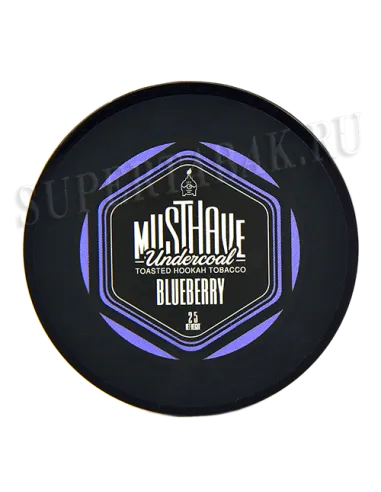 Табак для кальяна Must Have  - Blueberry - С ароматом черники (мини 25 гр)