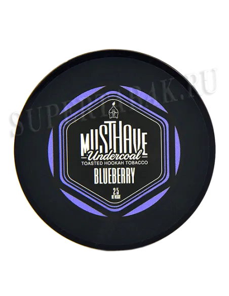 Табак для кальяна Must Have  - Blueberry - С ароматом черники (мини 25 гр)