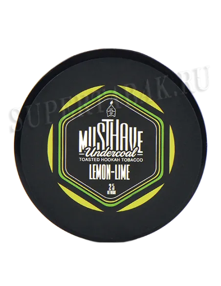 Табак для кальяна Must Have  - Lemon-Lime - С ароматом лимона и лайма (мини 25 гр)