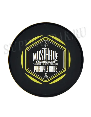 Табак для кальяна Must Have  - Pineapple Rings - С ароматом ананасовых колец (мини 25 гр)