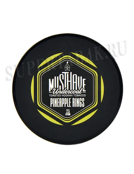 Табак для кальяна Must Have  - Pineapple Rings - С ароматом ананасовых колец (мини 25 гр)