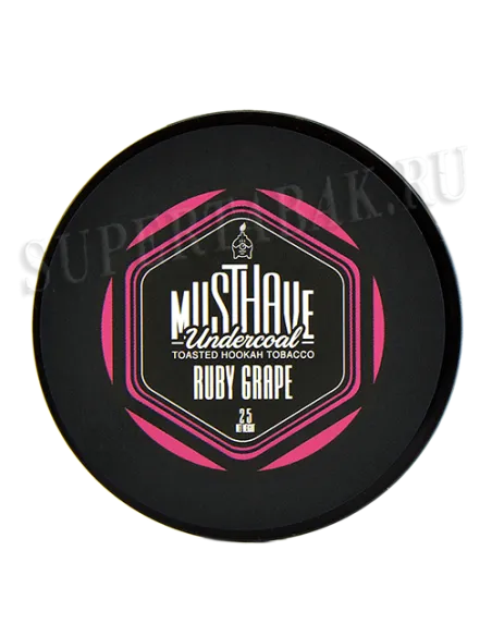 Табак для кальяна Must Have  - Ruby Grape - С ароматом винограда и мяты (мини 25 гр)