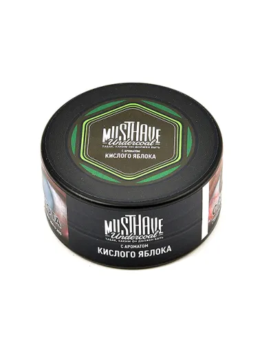 Табак для кальяна Must Have  - Sour Apple - С ароматом кислого яблока (мини 25 гр)