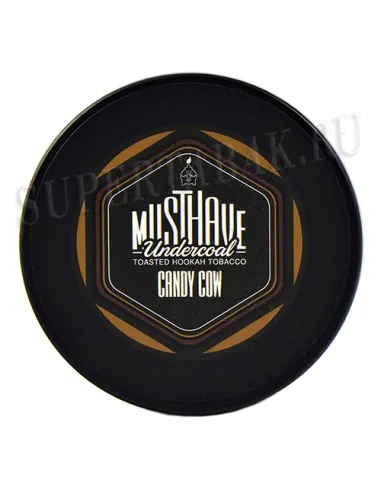 Табак для кальяна Must Have - Candy Cow - С ароматом карамели и сгущённого молока (Банка 125 гр)