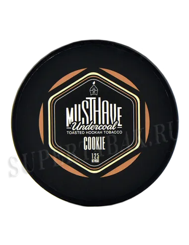 Табак для кальяна Must Have - Cookie - С ароматом шоколадного печенья (Банка 125 гр)