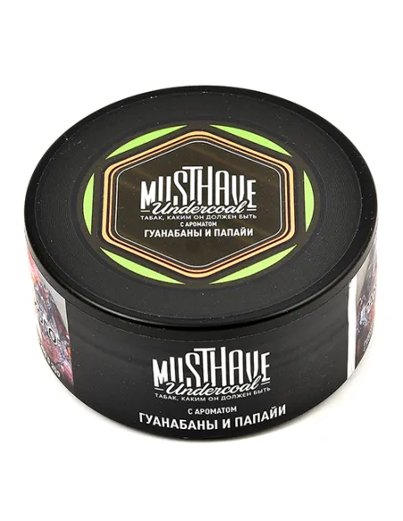 Табак для кальяна Must Have - Guanapapa - С ароматом гуанабаны и папайи (Банка 125 гр)