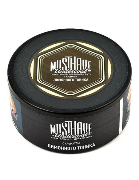 Табак для кальяна Must Have - Lemon Tonic - С ароматом лимонного тоника (Банка 125 гр)