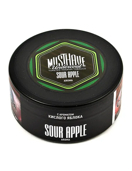 Табак для кальяна Must Have - Sour Apple - С ароматом кислого яблока (Банка 125 гр)