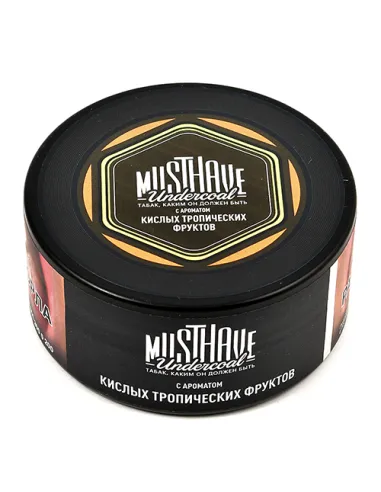 Табак для кальяна Must Have - Sour Tropic - С ароматом кислых тропических фруктов (Банка 125 гр)