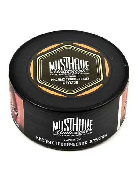 Табак для кальяна Must Have - Sour Tropic - С ароматом кислых тропических фруктов (Банка 125 гр)