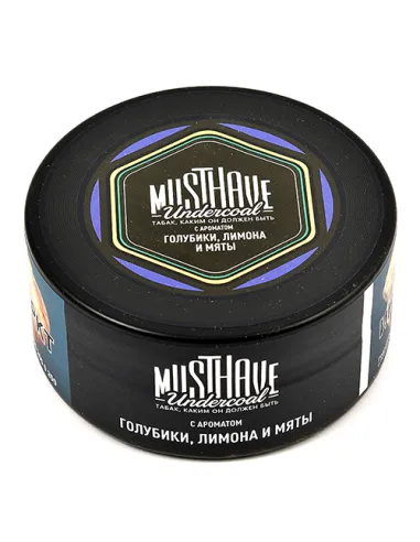 Табак для кальяна Must Have - С ароматом голубики, лимона и мяты (Банка 125 гр)