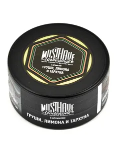 Табак для кальяна Must Have - С ароматом груши, лимона и тархуна (Банка 125 гр)