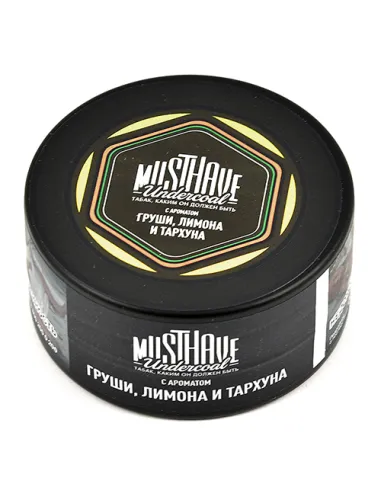 Табак для кальяна Must Have - С ароматом груши, лимона и тархуна (Банка 125 гр)