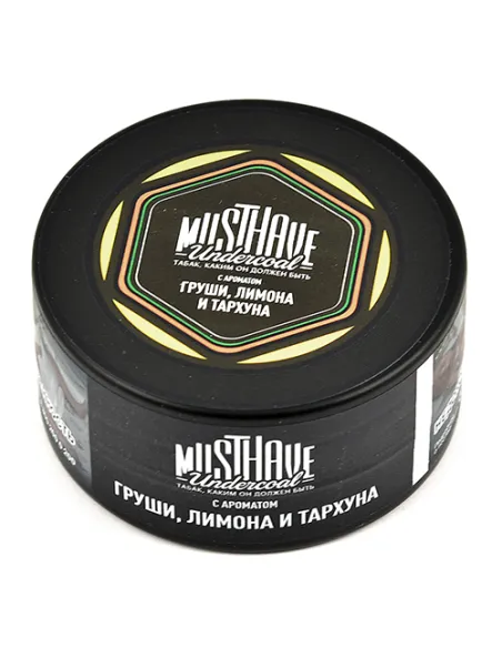 Табак для кальяна Must Have - С ароматом груши, лимона и тархуна (Банка 125 гр)