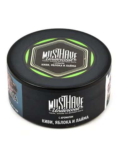 Табак для кальяна Must Have - С ароматом киви, яблока и лайма (Банка 125 гр)