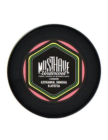 Табак для кальяна Must Have - С ароматом клубники, лимона и арбуза (Банка 125 гр)