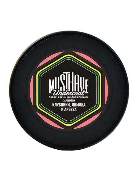 Табак для кальяна Must Have - С ароматом клубники, лимона и арбуза (Банка 125 гр)