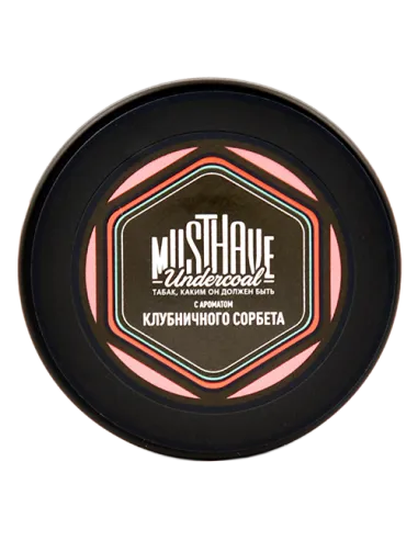 Табак для кальяна Must Have - С ароматом клубничного сорбета (Банка 125 гр)